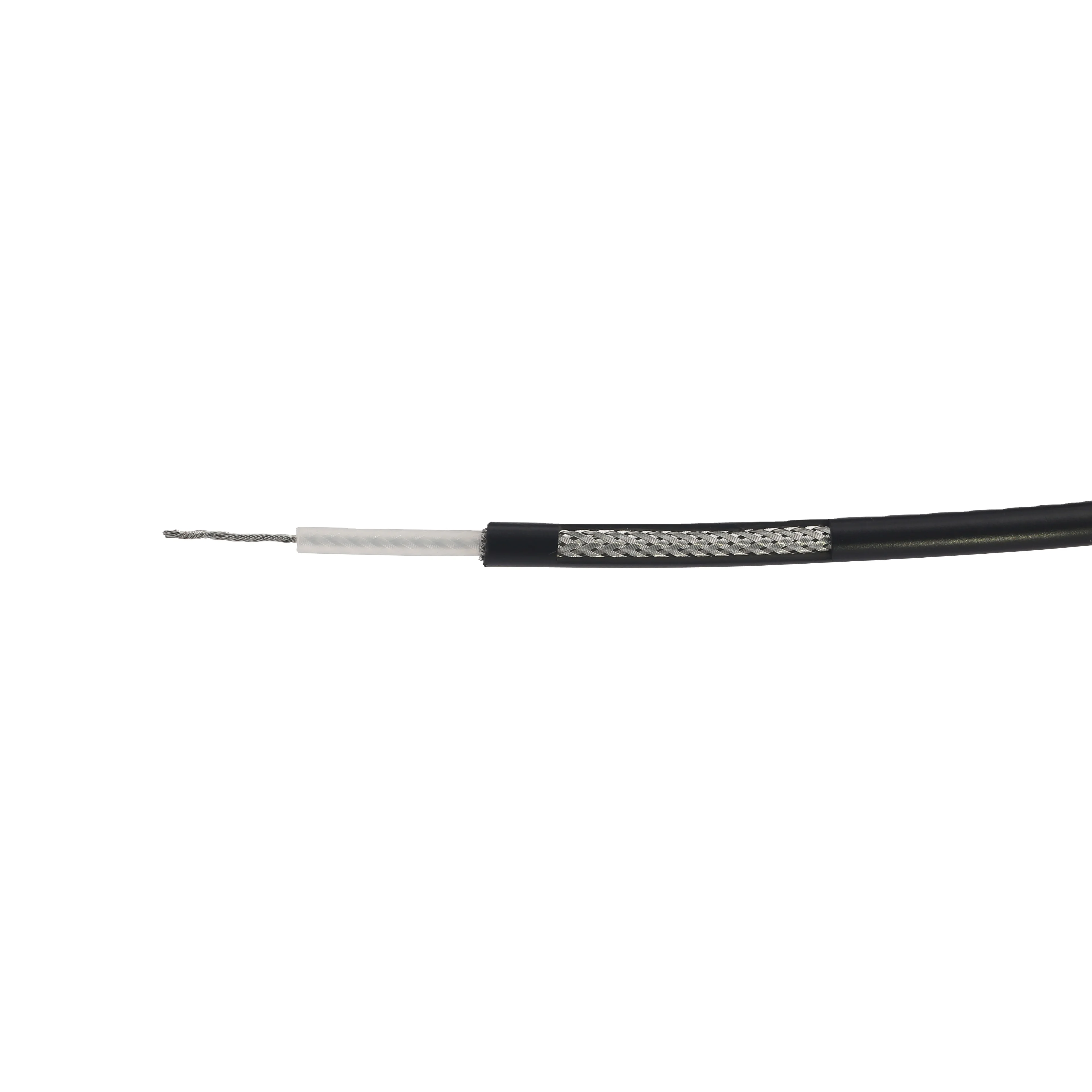 Rg58A/U Coaxial cable Maximum damnum cum Tinned Cuprum