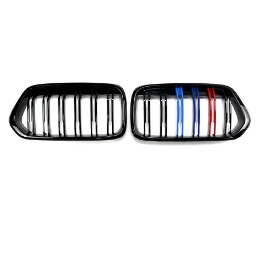 product tiypeor car for bmw x2 f39 2018 2023 model specific front grille kidney shaped tri color gloss black grille891-12