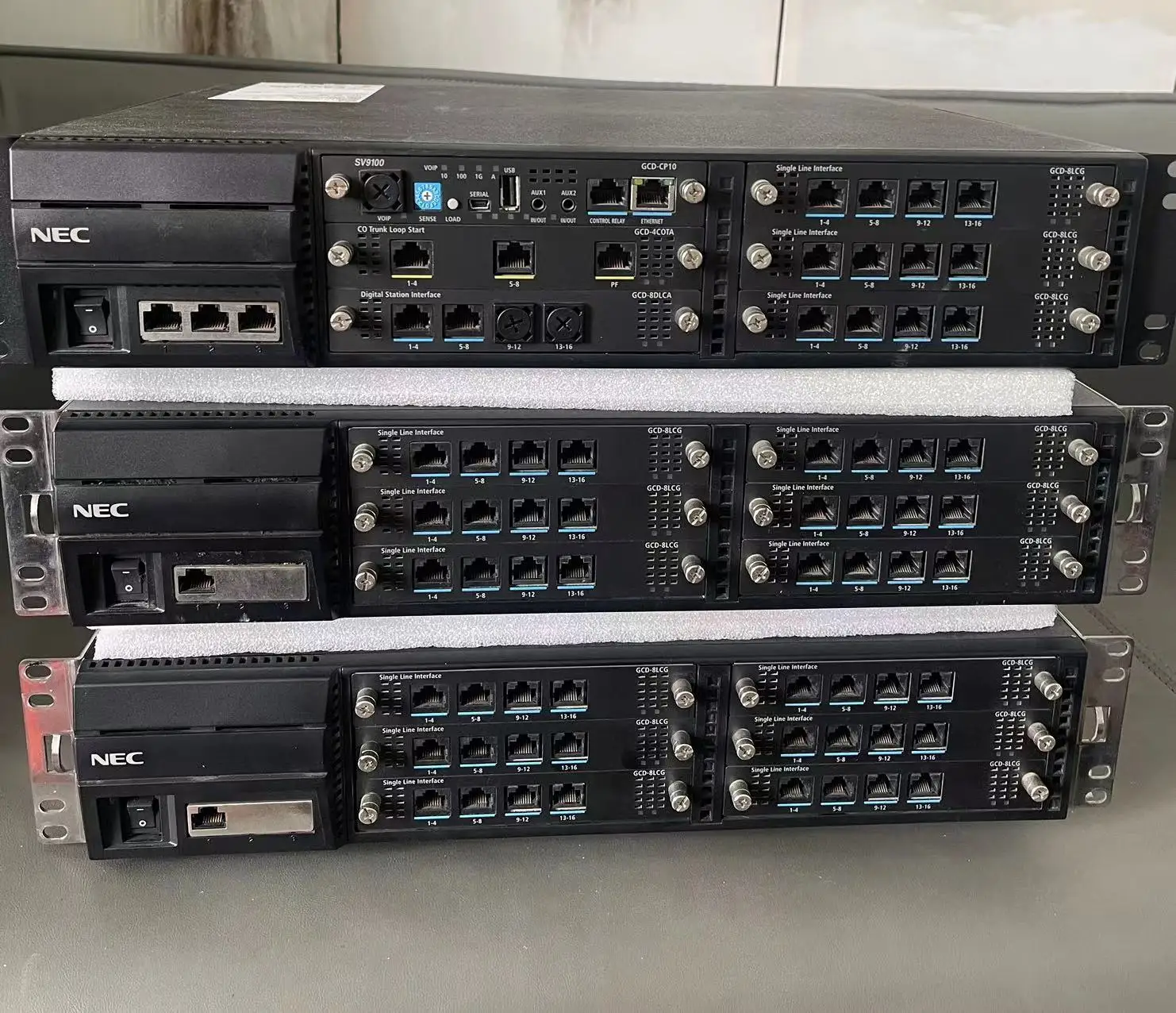 NEC PBX電話システム SV9100 SV9300 GCD-CP10 GCD-8LC 240-300内線対応