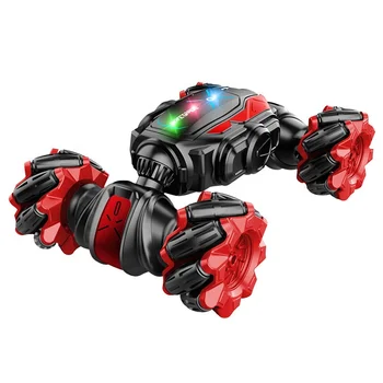 Remote Control Twist Car Gesture Sensing Lights Music Drift Double-Sided Off-Road Stunt Kids Toy Car
