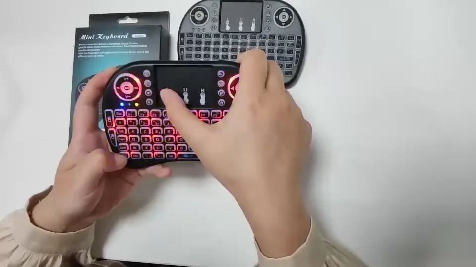 English Backlight I8 English Russian 2.4ghz Wireless Mini Keyboard Air