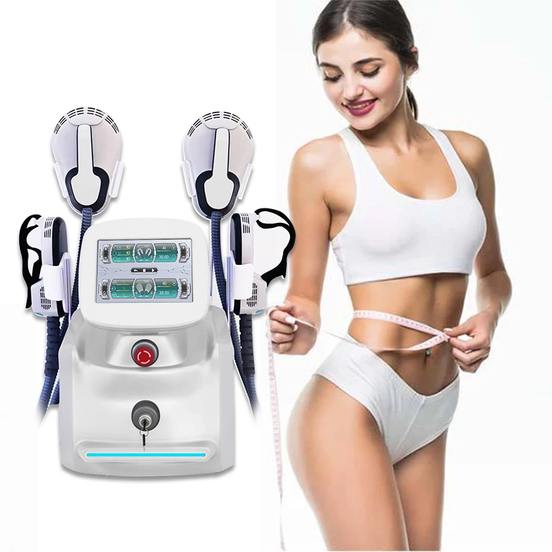 Professional Muscle Stimulator Machine Four Handles for Body