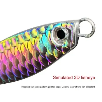 Hard Lead Metal Jigging Lure for Saltwater Ocean Boat Fishing Jigging Lure for Carp Bass Trout Species Sea Fishing – Metal Jig – view 4