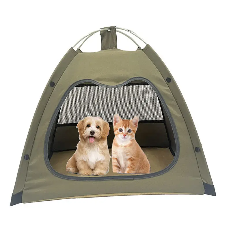 PRODIGY PF002 Portable Pet Teepee Tent for Outdoor Travel
