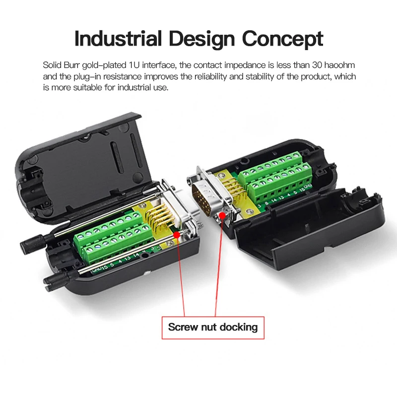 20 Pezzi Connettori DB15 VGA Maschio - 15 Pin D-SUB Per Saldatura - Foto 9