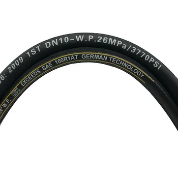 High Pressure 3/8\" NBR Rubber Washer Hose with 25/50/100' Extensions 4000psi Customizable Cutting Service