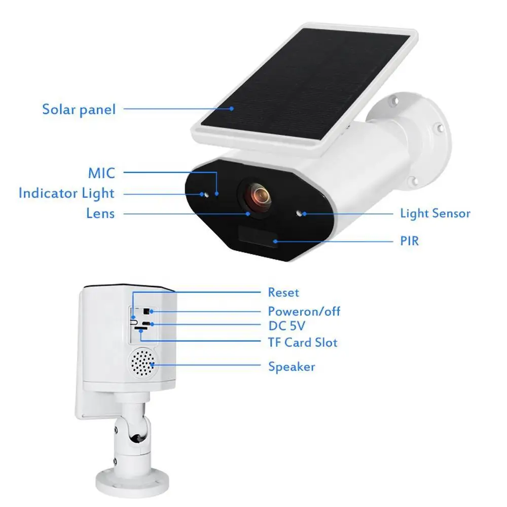 security camera with light sensor