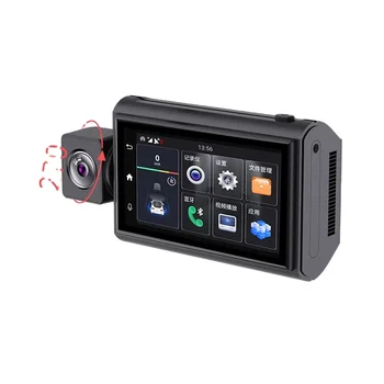 GPS Tracking Wifi Remote Monitoring Dash Cam 3inch DVR Recorder Free Track D3 4G Car Camera With Dual Cameras Car APP Live Video