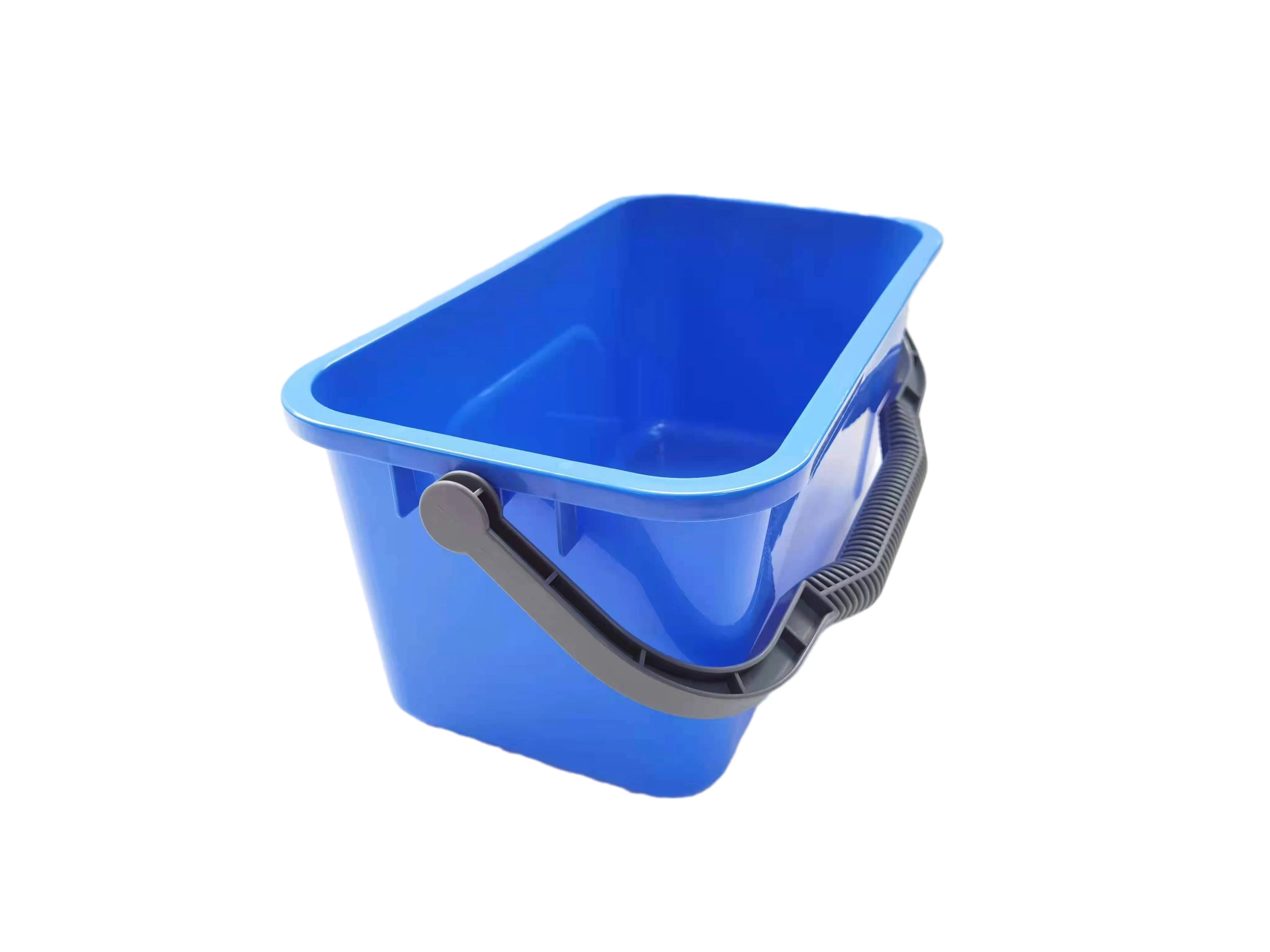 24-Liters Household Window Cleaning Plastic Square Mop Bucket with