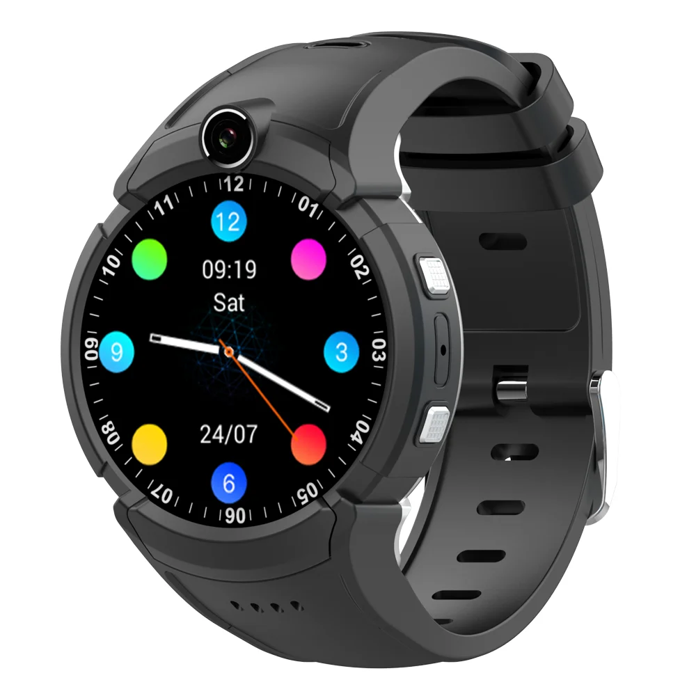 Wonlex CAT1 Round 4G Watch CT05 Wrist Cell Phone Watch Waterproof SOS Call GPS Kids Smart Watch