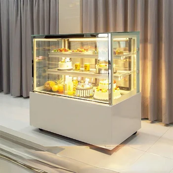 3.5 Cu.Ft Countertop Pastry Case Commercial Display Refrigerator with LED Lighting, Turbo, Frost-Free Air-Cooling