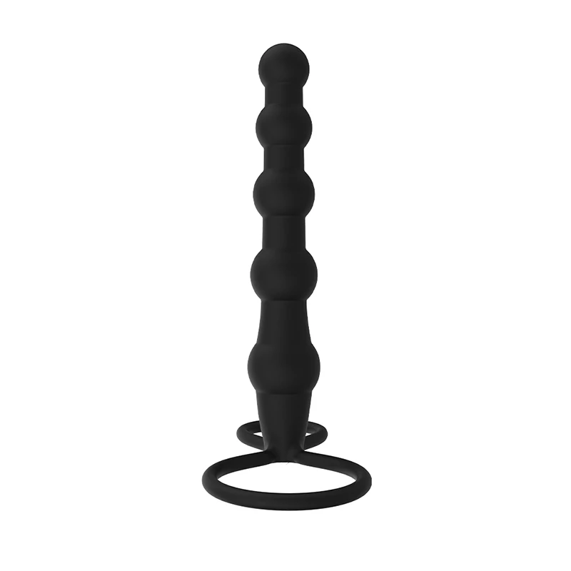 TOPARC New Design Silicone Anal Plug for Men Women Anal Plug Beads Double Penetration Strap on Dildo Anal Toy Butt Plug