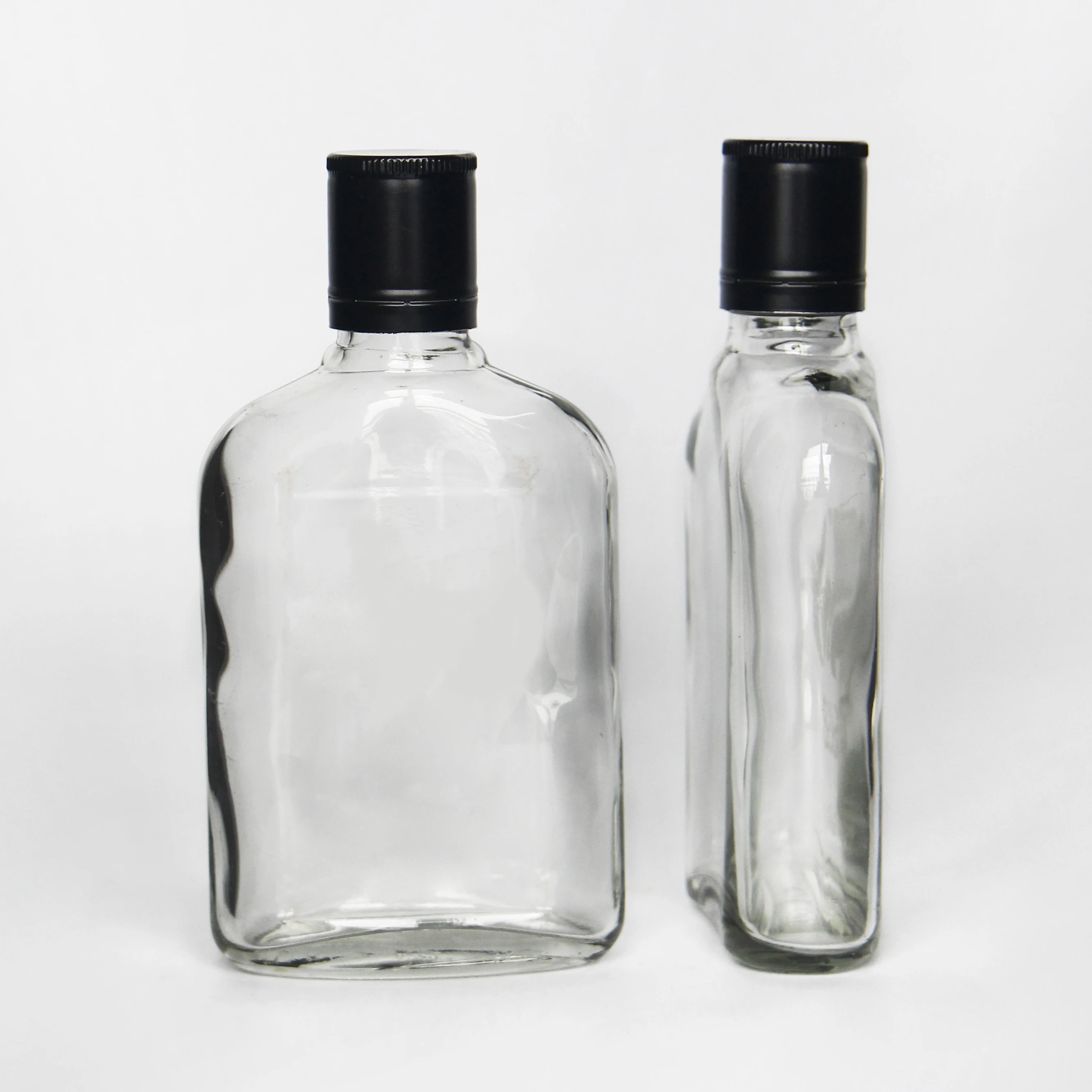 Custom Design 200ml Hip Flask Glass Bottles for Brewed Coffee Drinking