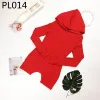 Felpa con cappuccio PL014 con patta sul retro