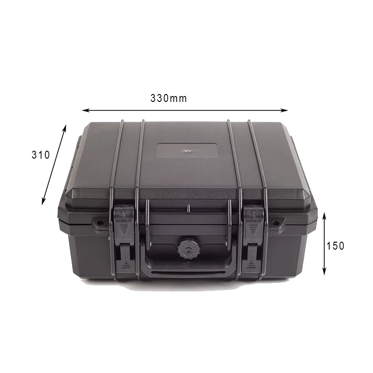 Hard Plastic Watch Travel case Briefcase for 6pcs Watch