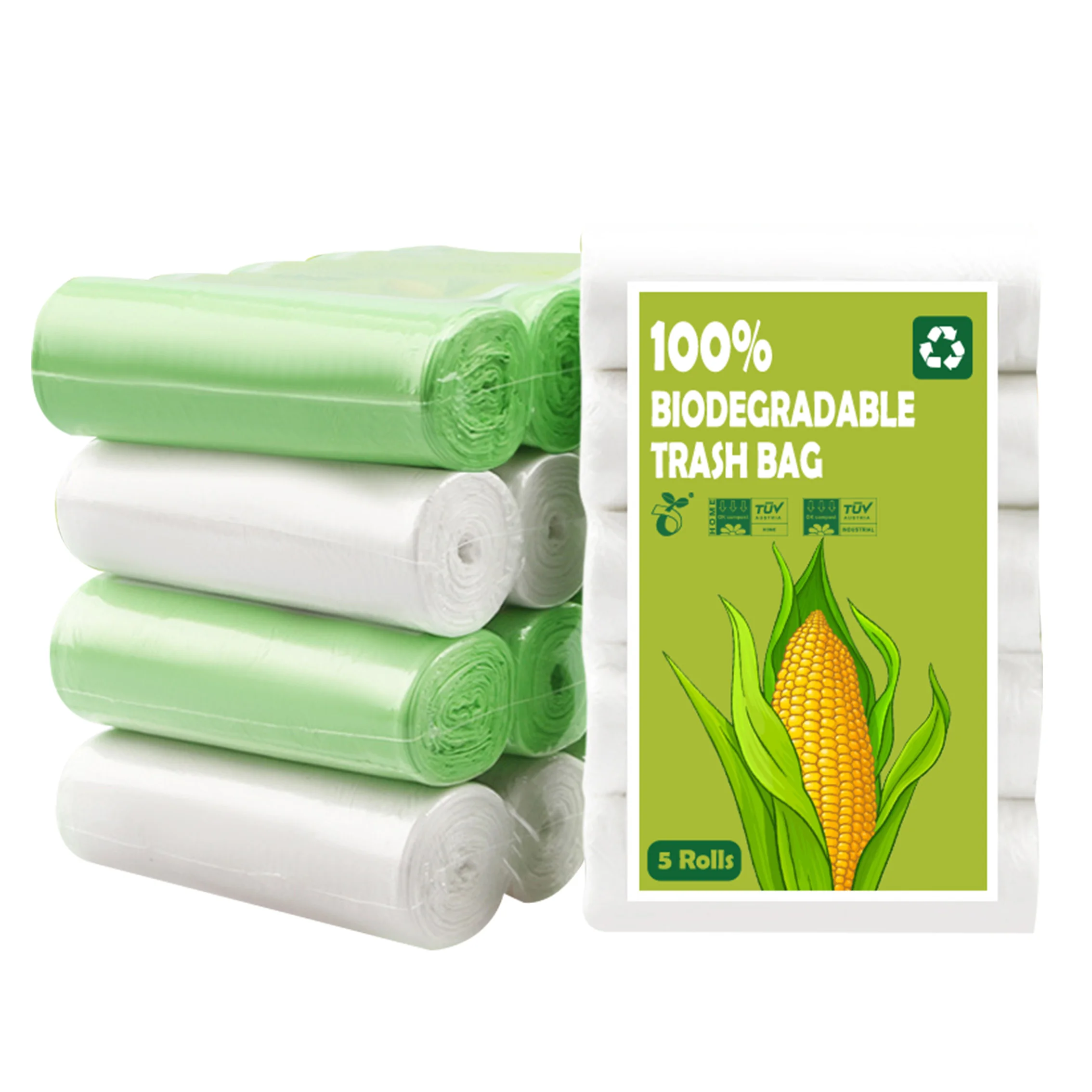 YURUI, venta al por mayor, 100%, almidón de maíz compostable de