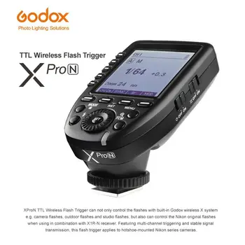 Godox Xpro Xpro-C/N/O/S/F/P 2.4G TTL Flash Wireless Transmitter Trigger X System HSS 1/8000s for Cannon Nik0n S0ny 0lympus Fuuji detail image