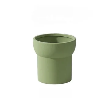 Geometric plane ceramic planter pot Morandi color Nordic style green plant flowers succulent pot home porcelain