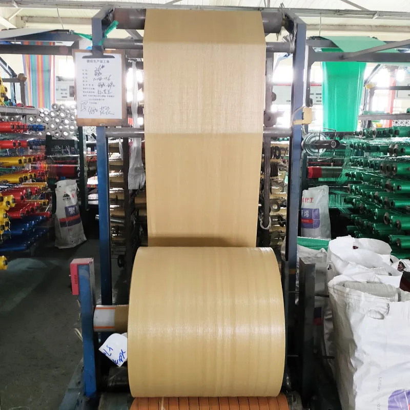 Laminated Woven Polypropylene PP Rice Sack Bag Tube Fabric Roll