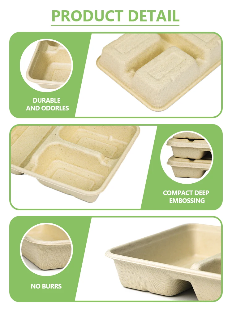 Bamboo Fiber Salad Plates Biodegradable Eco Tableware Microwave Safe ...