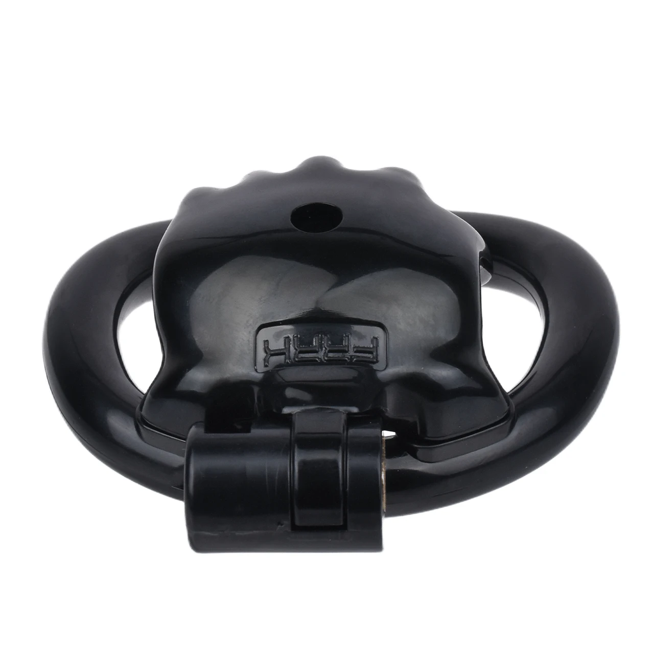 FRRK Pure Pink Black White Palm Shaped Plastic Chastity Cage Lightweight to Wear Cock Cage Security Pass BDSM Sex Toys for Man