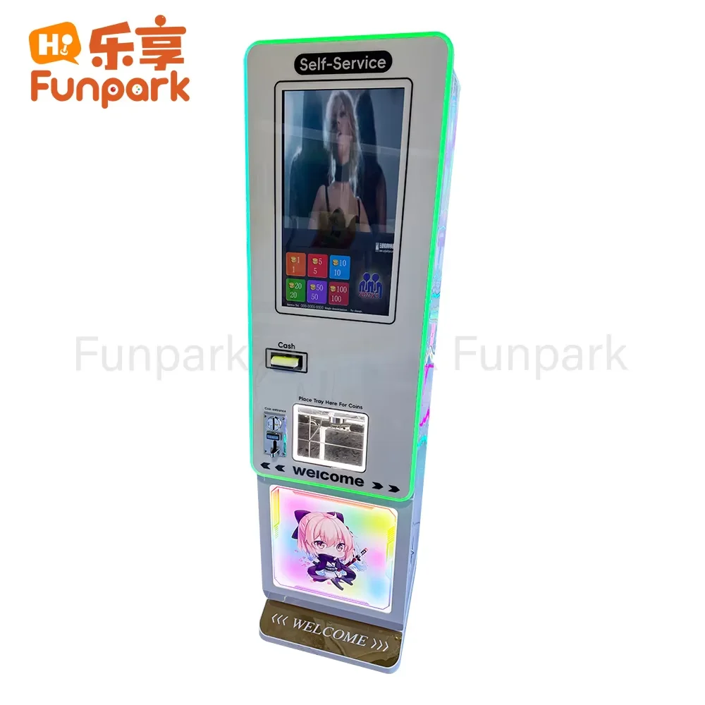 Funpark High Quality Token Coin Exchange Machine Auto Atm Currency Exchange Machine Coin Change Dispenser for Game Center factory