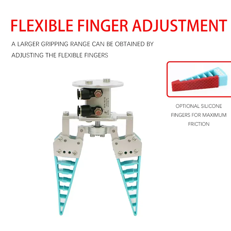 Flexible Gripper: Bionic Flexible Robotic Finger Hand, Soft Adaptive Pneumatic, Electric, Flexible Gripper Gripper
