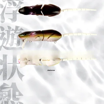 Lure Mino 3D Bionic Mouse Artificial Hard Bait Multi-Section 85mm 17g Ultra-Realistic Swim Action for Snakehead Bass – Hard Lure – view 4