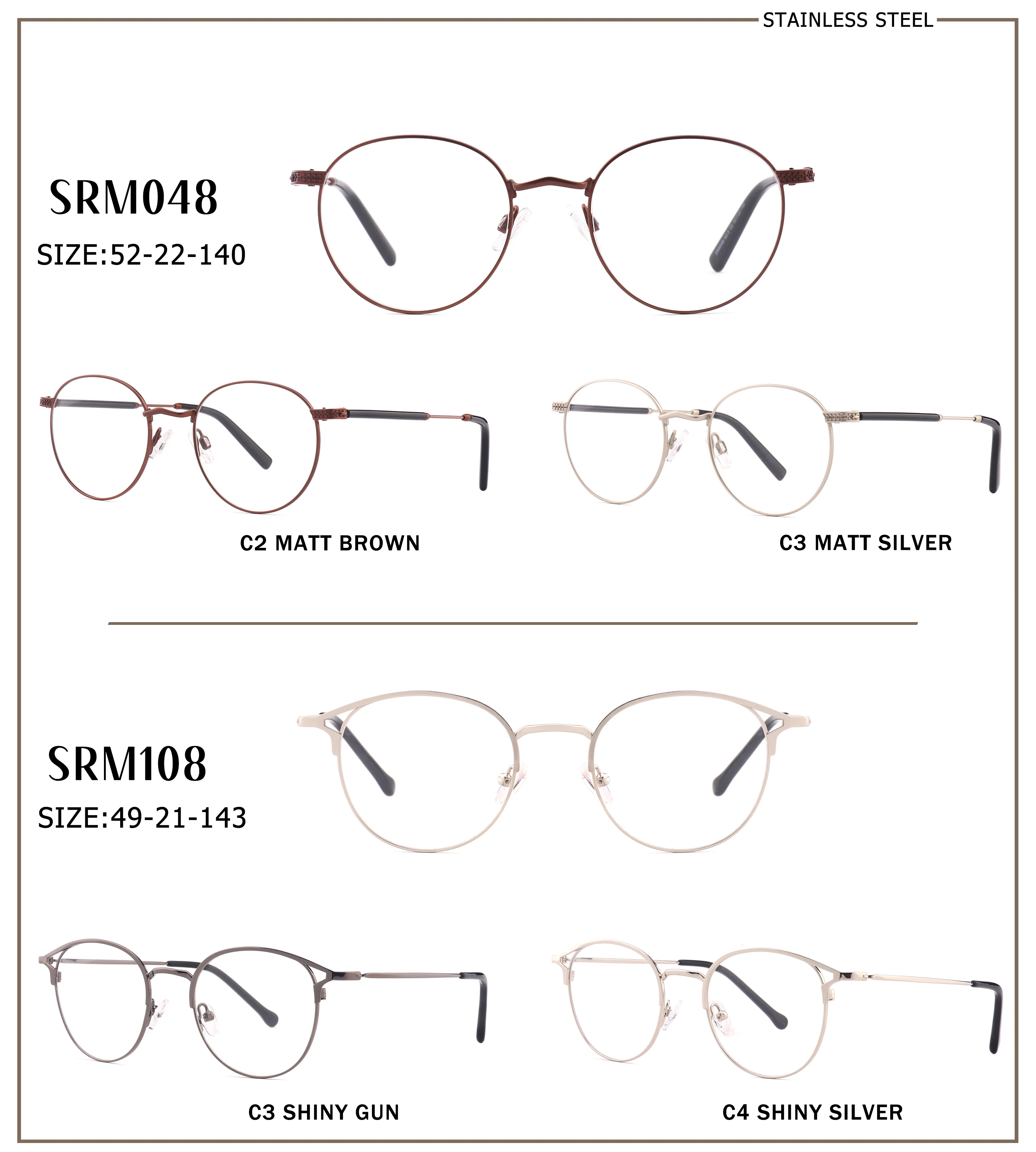 Ready Stock Promotional Cheap Price Colorful Mixed Models Metal Optical