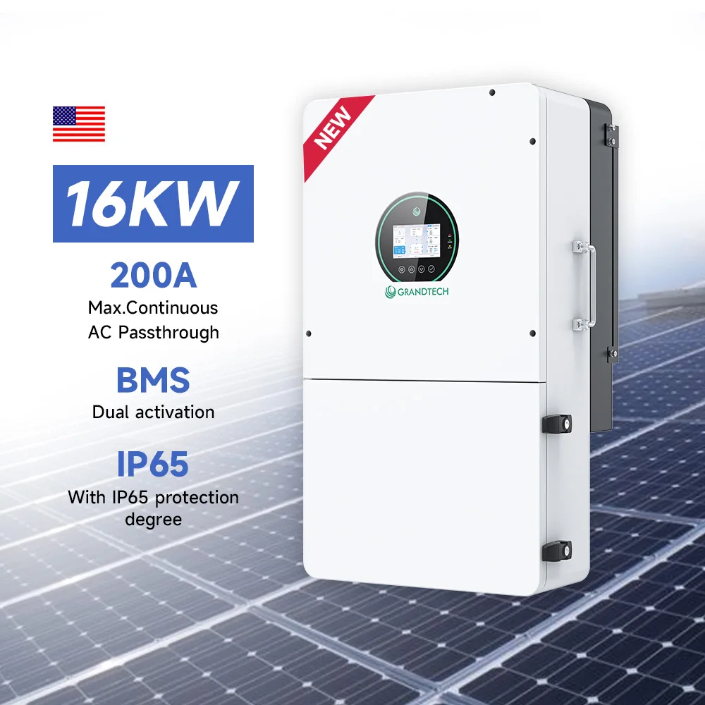 미국 인증 48V, 18kW, 16kW 스플릿 페이즈 태양광 인버터(온/오프그리드 하이브리드 인버터), 120V/240V 하이브리드 태양광 인버터, Wi-Fi 기능 포함