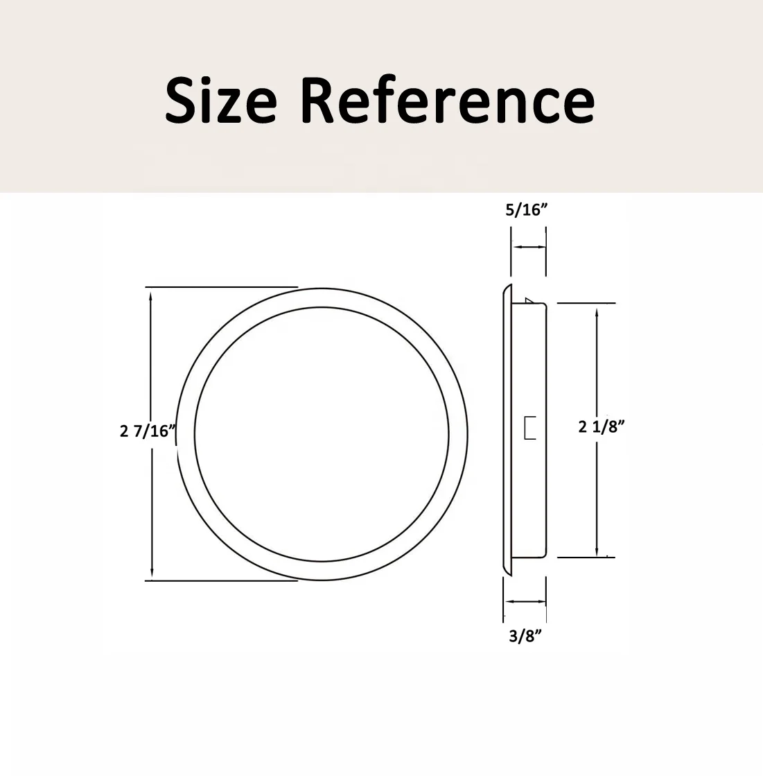Closet Door Finger Pull,Sliding Finger Door Pull,Easy Snap In