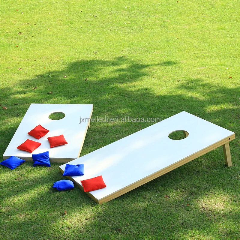 Hand-Crafted Cornhole-Bean Toss Yard Game Set