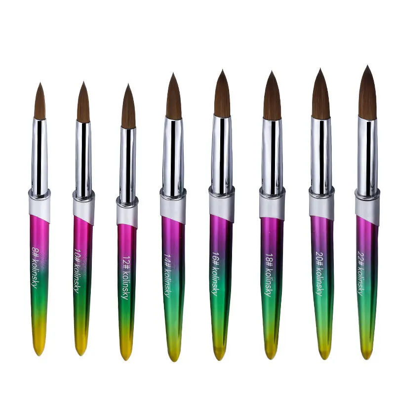 Wholesale 2022 New Kolinsky Hair Nail Supplies Tools Metal Handle Liner