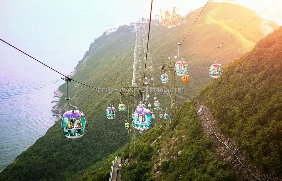 Fix Grip Chairlift Ropeway Sightseeing Cablecar In Tourism Area Scenic ...