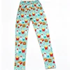 Fast Food Burger Fries Print Milk Silk Long Leggings