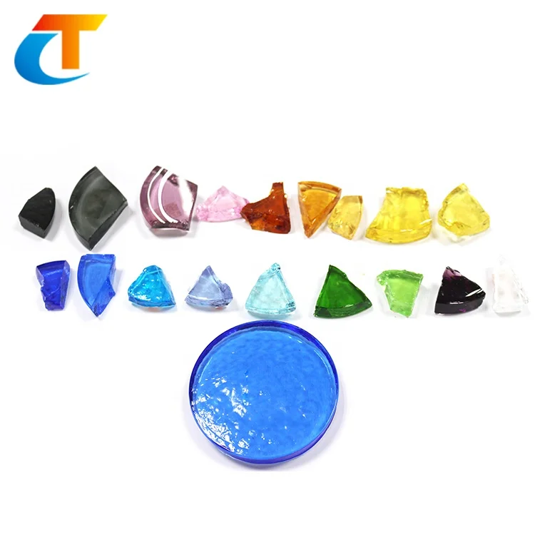 Factory Prices High Quality  Colorful Cast Glass Block