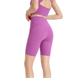 Bnice Women Knee Length Yoga Pants Wholesale Gym Shorts Fitness Leggings High Waist Pants Sportswear for Women