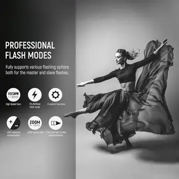 NEEWER QPRO-N Wireless Trigger TTL Flash Trigger for Nikon Camera detail image