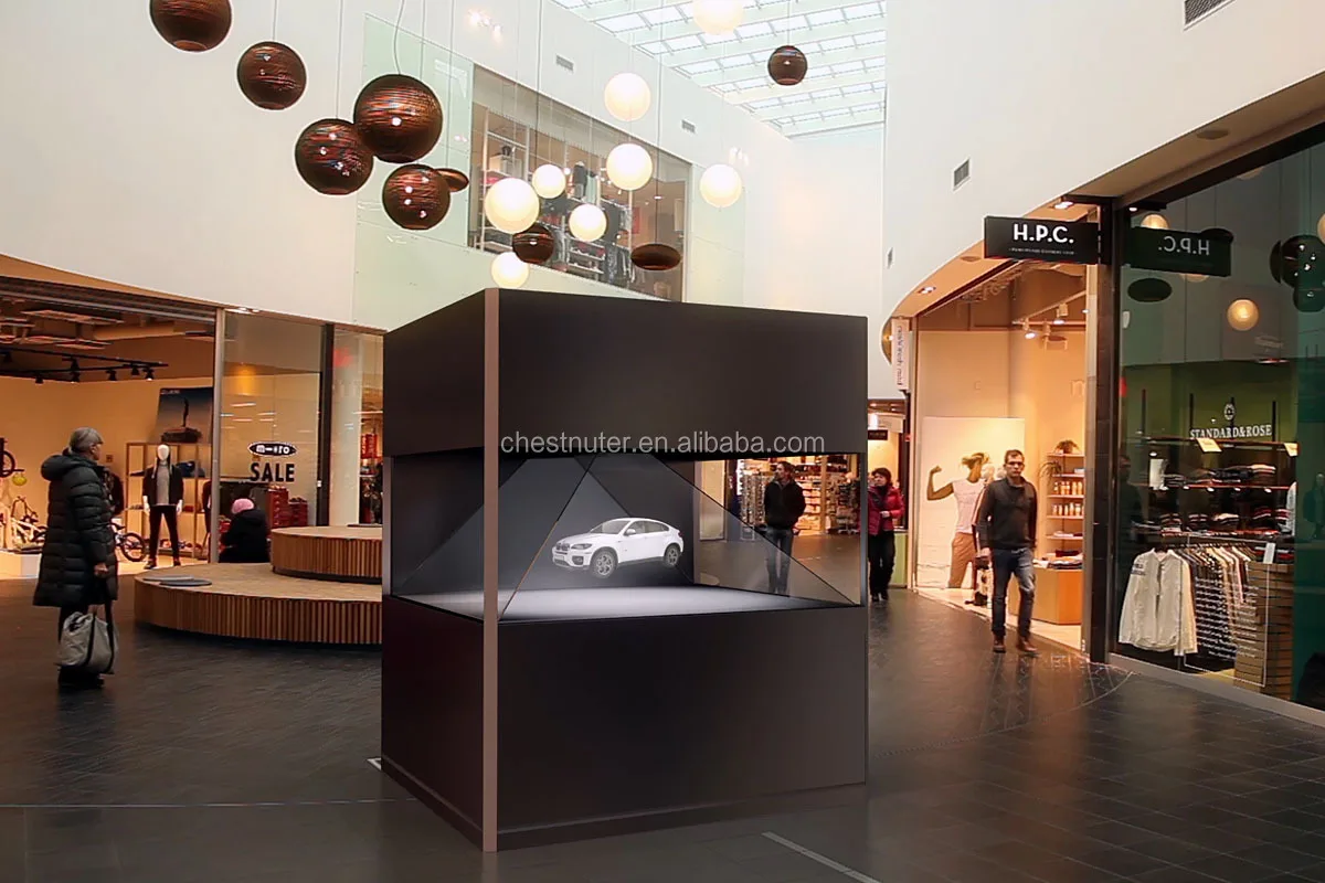 360 Degree 3D Hologram Display - Glass-Free 3D Monitor