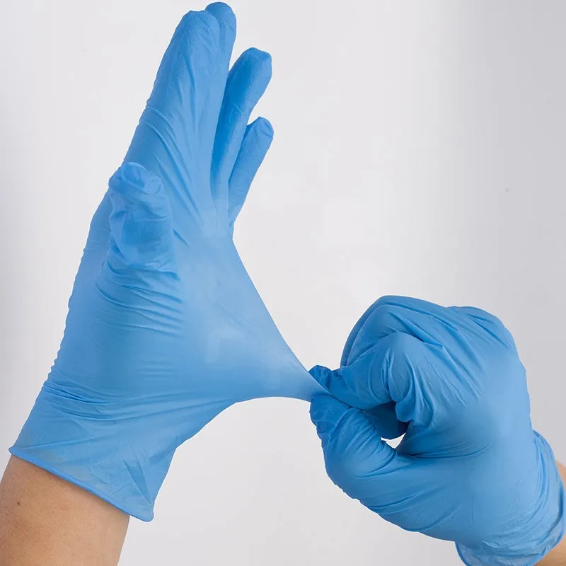 Hot sale disposable waterproof household nitrile glove disposable glove