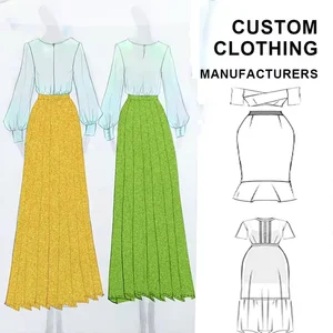 Lancai Garment OEM Clothing Manufacturers for Customs Clothes Apparel Design Service Womens Dress