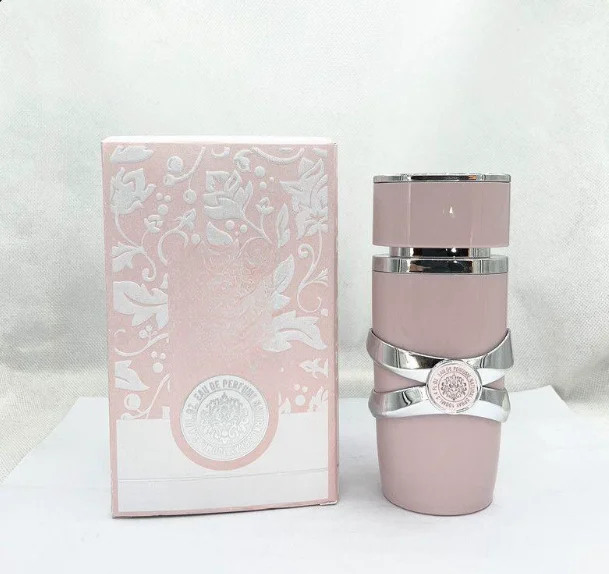 Hot selling pink beautiful bottle of natural organic girl perfume suitable for gift giving