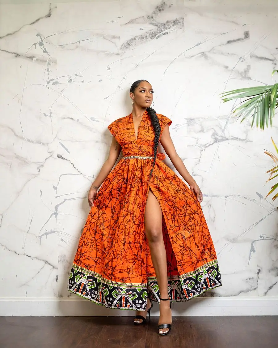 Shop Our African Print Infinity Dress Perfect for Summer