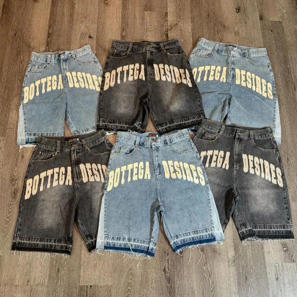 Shop Custom Y2K Shorts with Gothic Retro Hip Hop Embroidery
