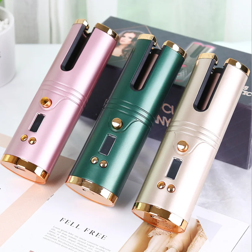 Rechargeable Rotating Automatic Private Mini New Design Curly Hair Machine for Traveling Super Convenient Wireless Using