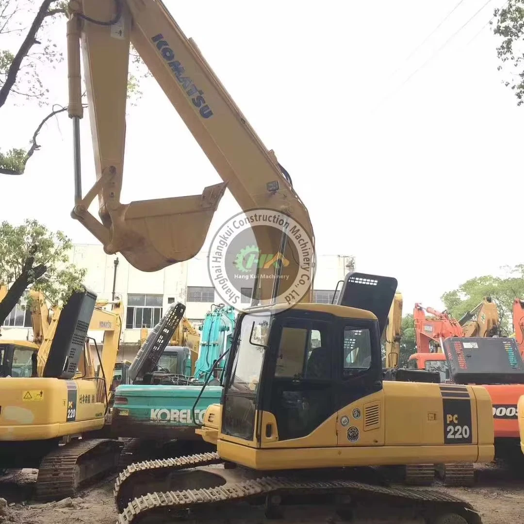 HANG KUI KomatsuPC200, 20 тонн, 90% шинэ, анхны япон үйлдвэрлэл, EPA, CE-ийн хувилбар, талхай, хөдөө аж ахуйн хэрэглээд зориулж хямд, ашиглагдсан KomatsuPC200 газар хөндлөн бүрхүүлт машин