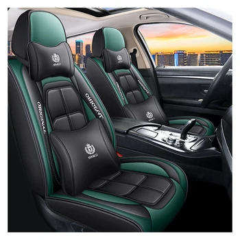 Car accessories interior waterproof custom car seat cover four seasons leather seat cover for car