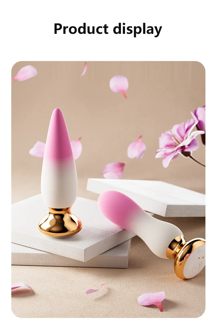 Vibratore anale Flower Love per uomini e donne, masturbatore da giardino a doppio uso, giocattoli sessuali civettuoli da indossare fuori casa_voghion.com