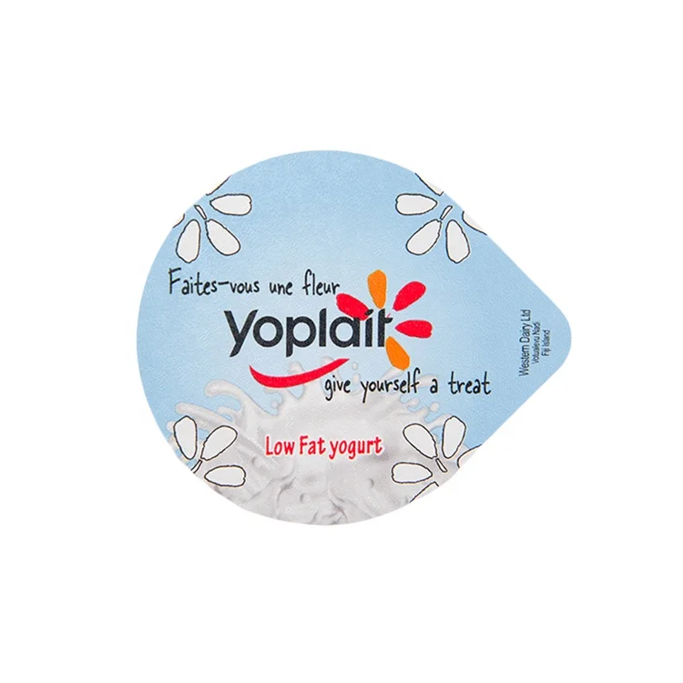 Food Use and 38mic Thickness Customized Diameter Aluminum Easy Open Lid for Yogurt