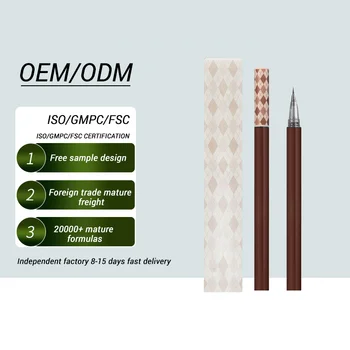Natural Liquid Eyebrow Pen with Long Lasting 3D Microblading Effect Vegan Chemical Gel Eyeliner Pencil for Makeup Stick Type